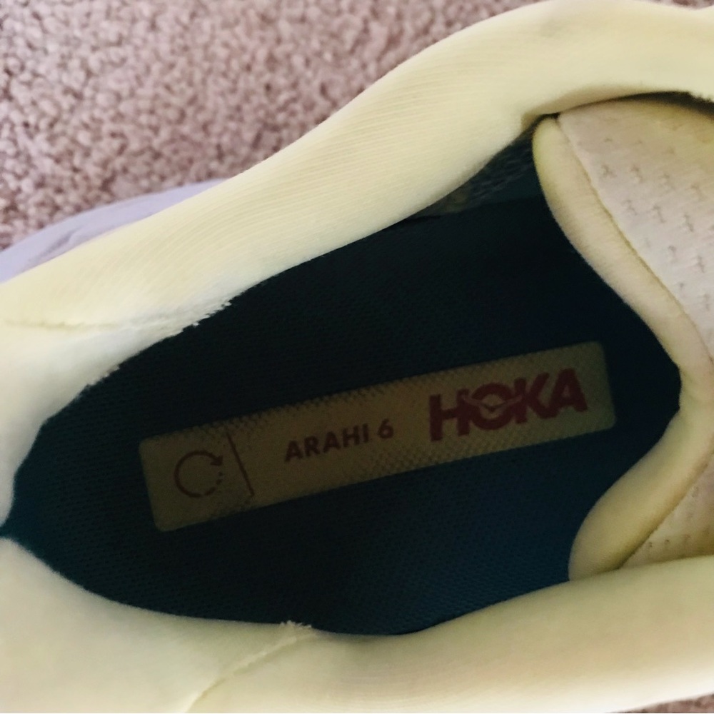 Hokas One Arahi 6 Women’s Size 9 Running Shoes Yellow Athletic Sneakers Gym - Picture 12 of 12